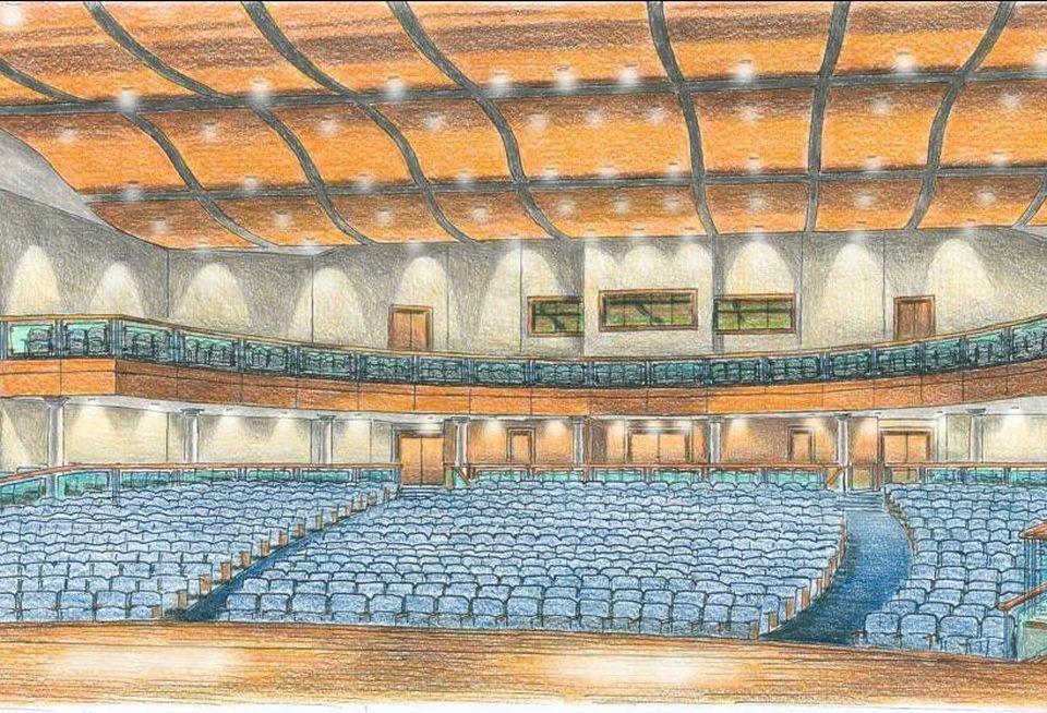 Queens University of Charlotte Theatre in the The Sarah Belk Gambrell Center for Arts & Civic Engagement Rendering