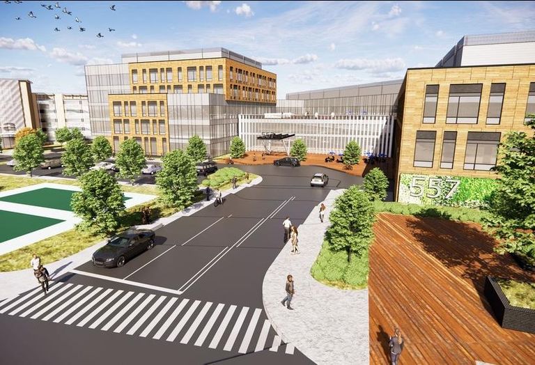 A rendering of The Bulfinch Cos.' approved lab development in Needham.