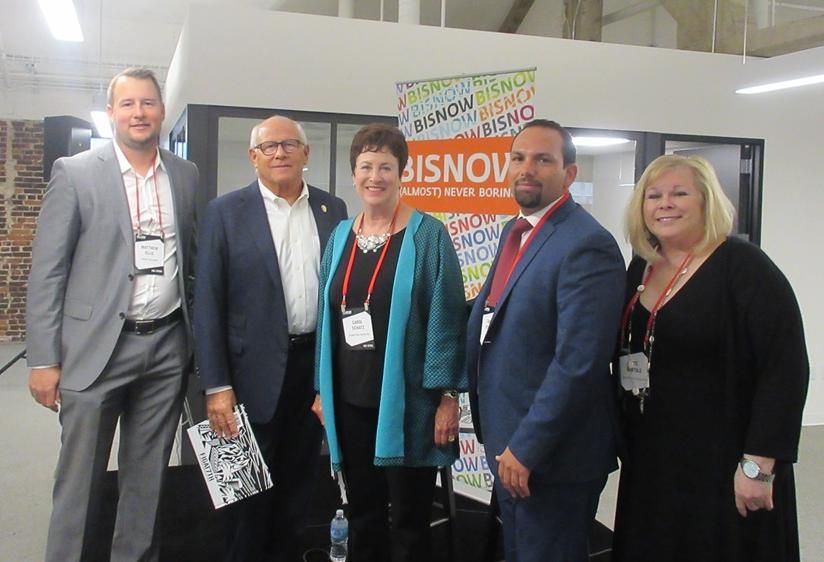 MWest Holdings CIO Matthew Ellis, LA Police Commission Vice President Steve Soboroff, Downtown Center BID President and CEO Carol Schatz, Oceanwide Plaza public relations Daniel Atwater and Kate Bartolo & Associates Founder - Land Use Advisor Kate Bartolo