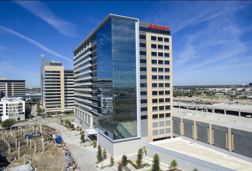 Insurance giant State Farm takes on another 500k SF in Richardson with the completion of CityLine's fourth office tower aptly named Four CityLine. KDC completed the tower on the east side of Plano Road this week.