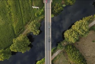 bridge rural farms river