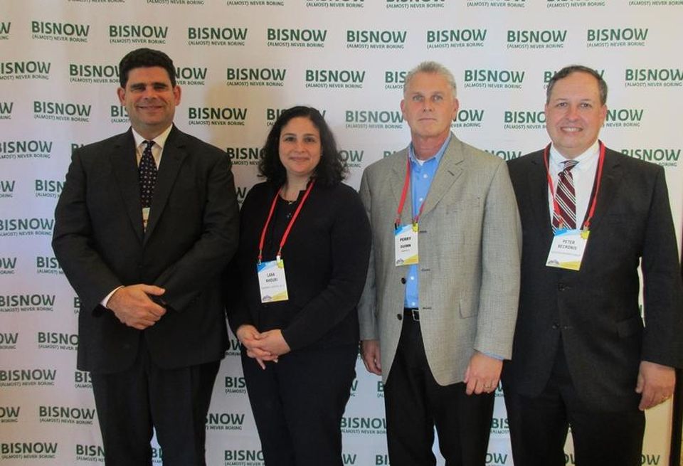 Cox, Castle & Nicholson Partner Andrew Fogg, Children's Hospital of LA Chief Strategy Officer Lara Khouri, McKesson Co. Director of Real Estate Perry Guinn and Inception Property Group Founding PartnerPeter Becronis