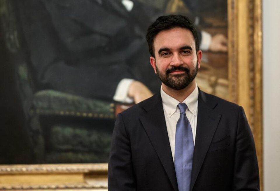 Zohran Mamdani photographed during his visit to the White House in November 2025.