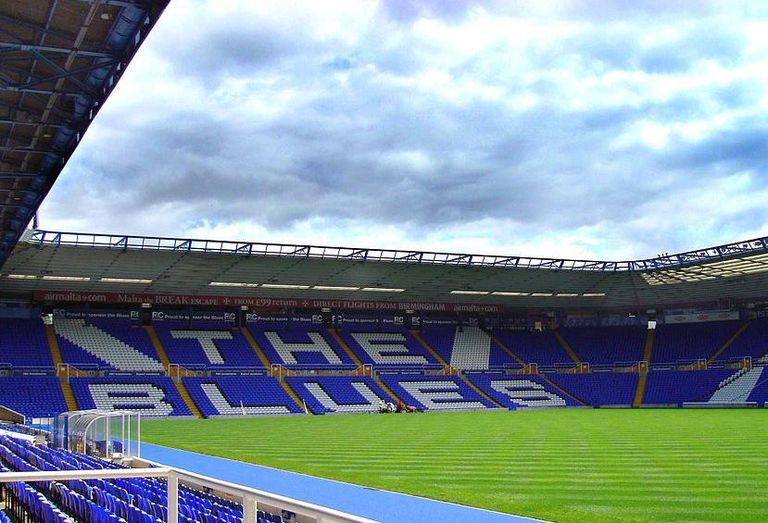 Birmingham City FC stadium, Birmingham UK, football club