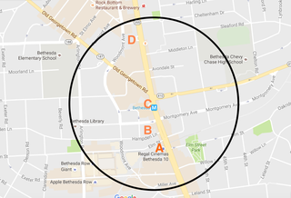 Possible Marriott sites Downtown Bethesda