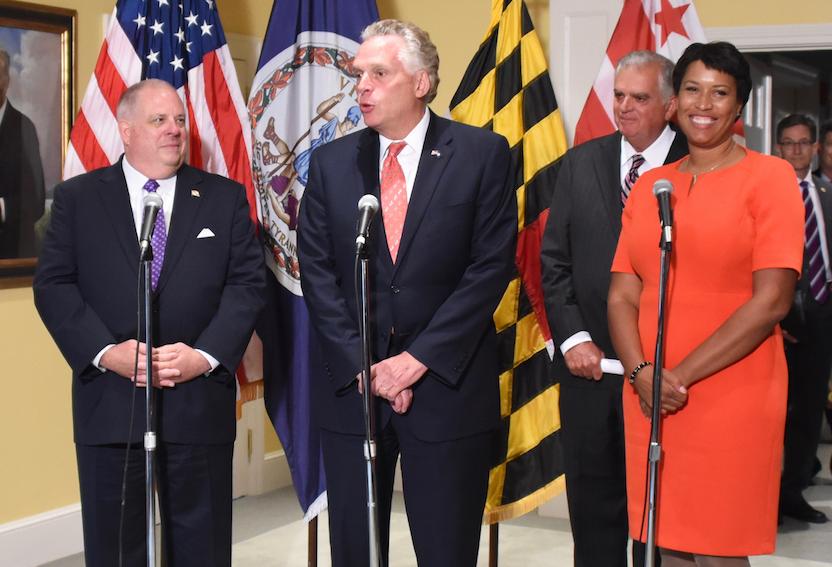 Larry Hogan Terry McAuliffe Muriel Bowser