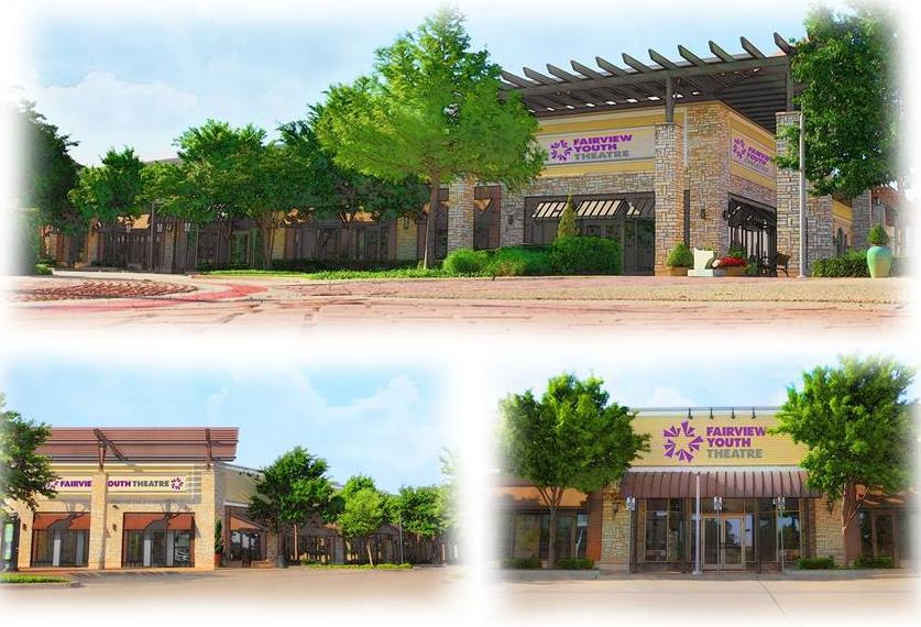 Fairview Youth Theatre rendering at the Village at Fairview 