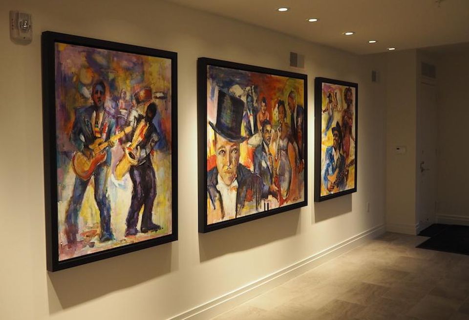 Preston Sampson paintings Apollo