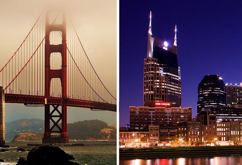 SF and Nashville