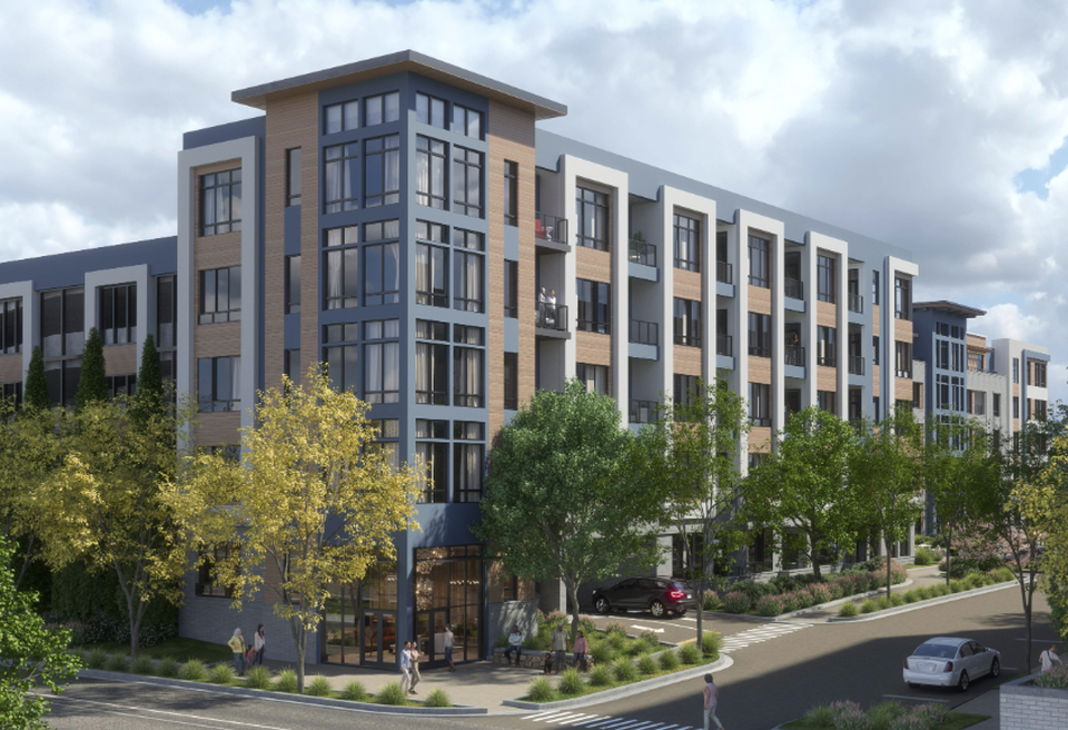 A rendering of the 180-unit