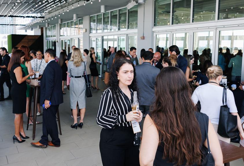 Crowd at Women Leading Real Estate on July 31, 2024 at Riverside Wharf
