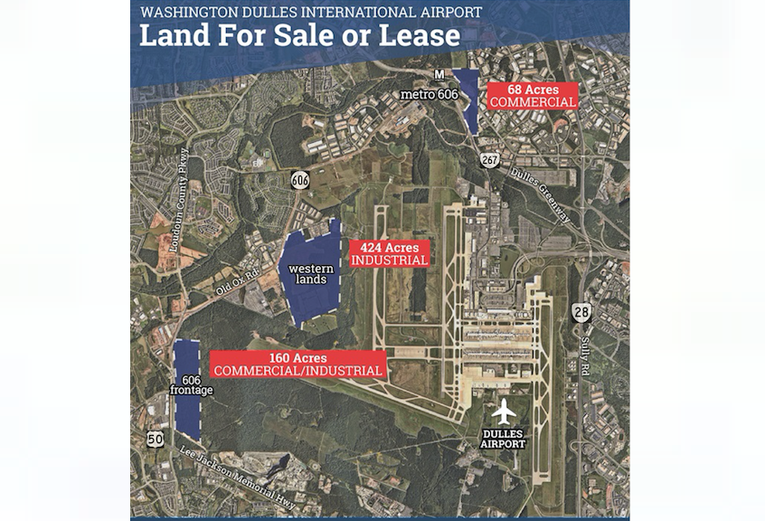 Dulles airport sites for sale