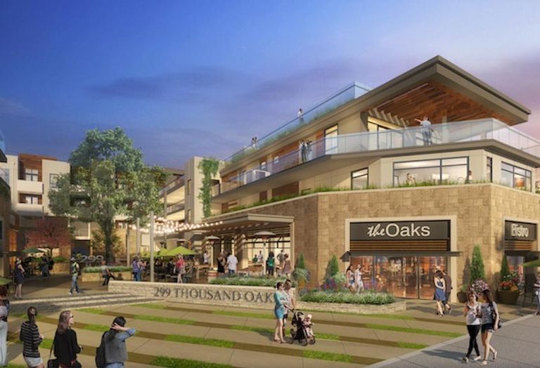 Rendering of 3.2-acre mixed use-development at 299 East Thousand Oaks Blvd. in Thousand Oaks