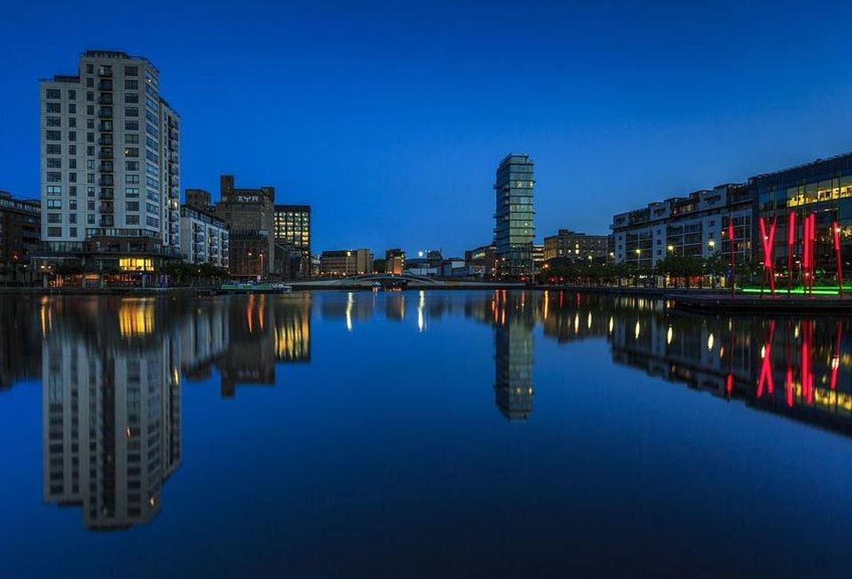 Dublin at night