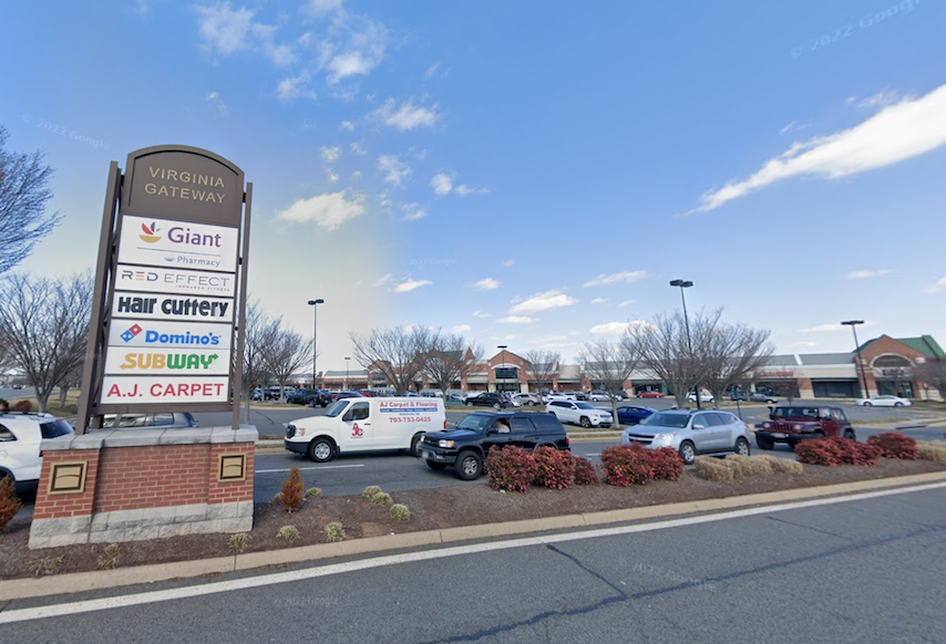 The Virginia Gateway shopping center in Gainesville, Virginia. 