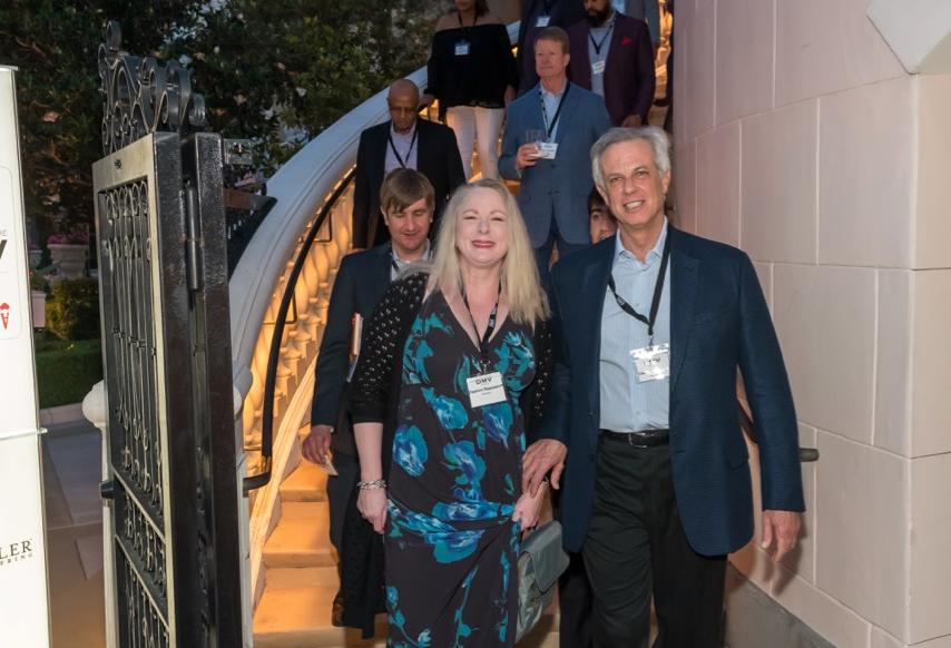 Rappaport President Gary Rappaport with Daphne Rappaport at Retail Revelry in the DMV at the Bellagio in Las Vegas.
