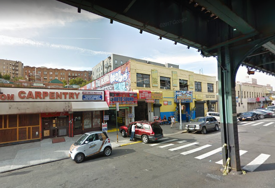 A stretch of Jerome Avenue in the Central Bronx as of September 2017