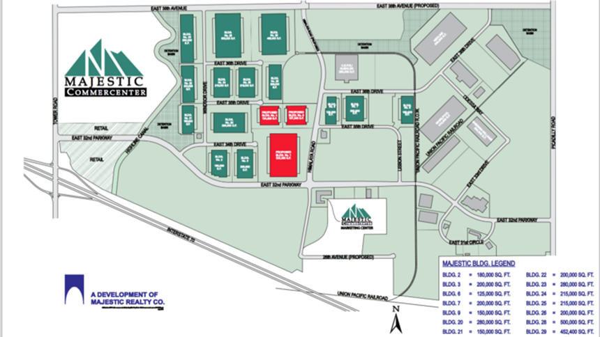Majestic Plans Enormous Warehouse Development
