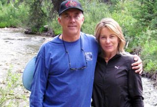Mitchell Stokes with his wife, Leslie Stokes.