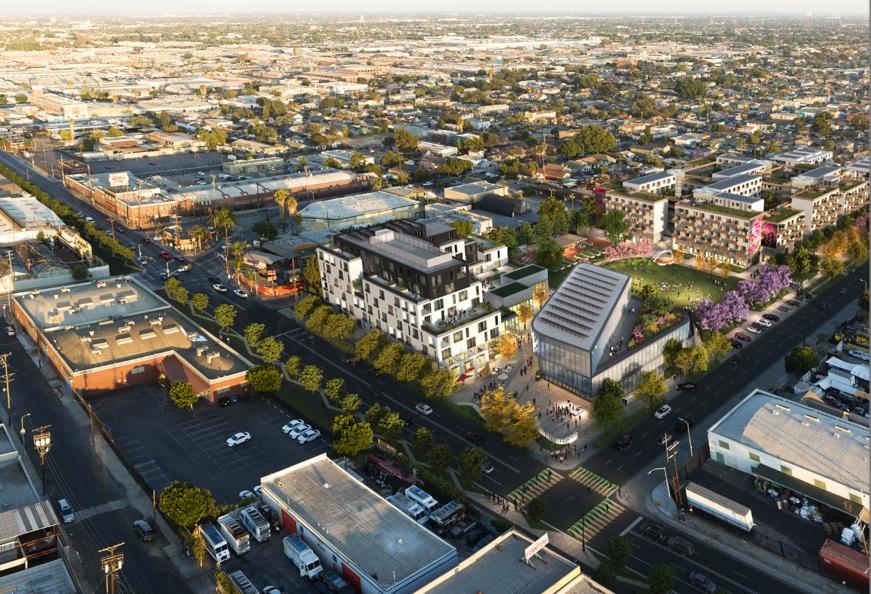 See The City Block-Sized Mixed-Use Project Planned In South LA's Florence