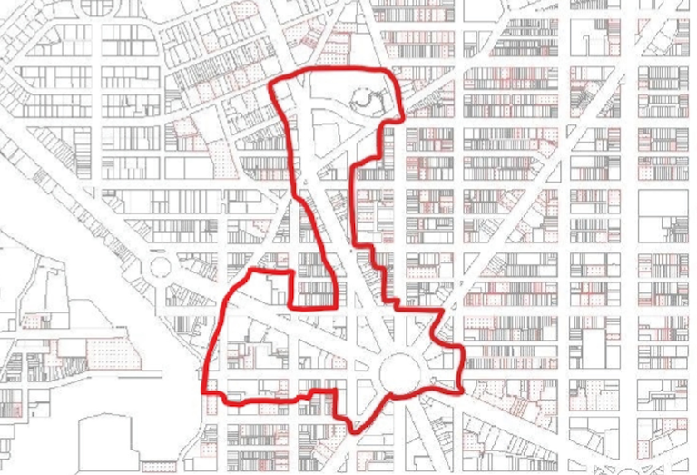 Dupont Circle BID map