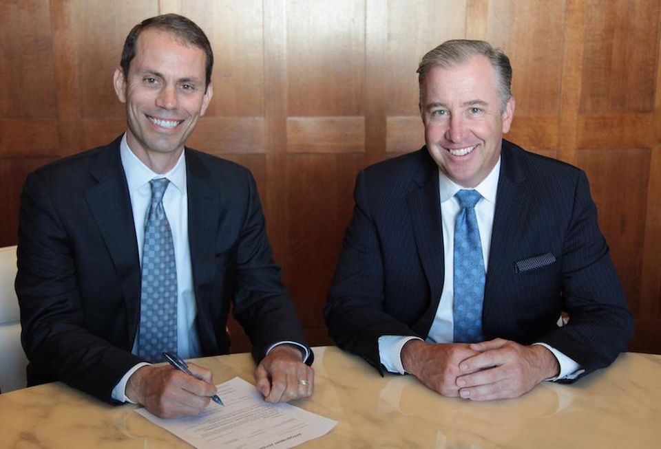 GSA Public Buildings Commissioner Dan Mathews with Acting Administrator Timothy Horne