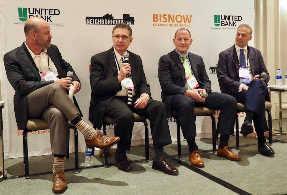 Gensler's Francisco Gonzalez, Marriott International's Jim Young, Boston Properties' Pete Otteni and The Bernstein Cos.' Adam Bernstein