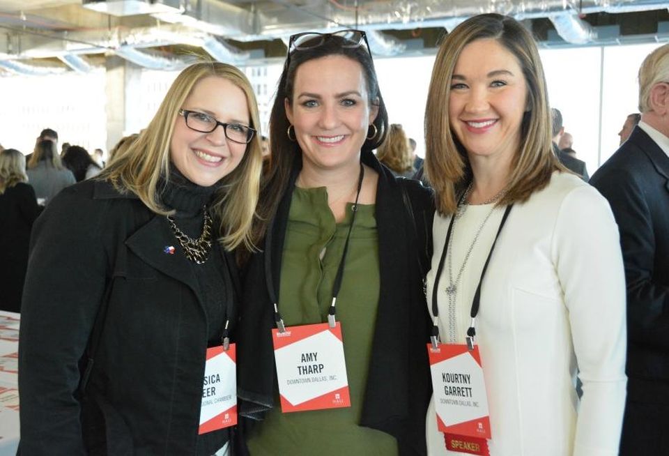Dallas Regional Chamber Jessica Heer, DDI Amy Tharp, DDI Kourtny Garrett