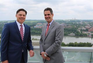 Monday Properties VP Brian Berry and President Tim Helmig 