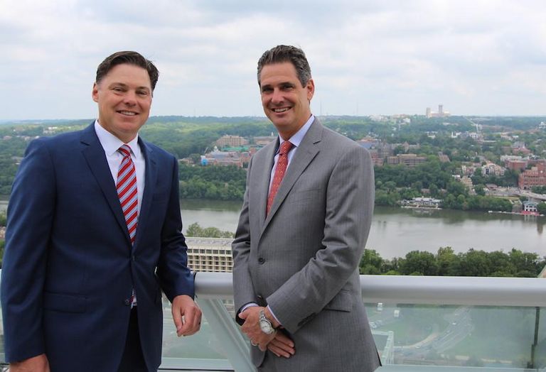 Monday Properties VP Brian Berry and President Tim Helmig 