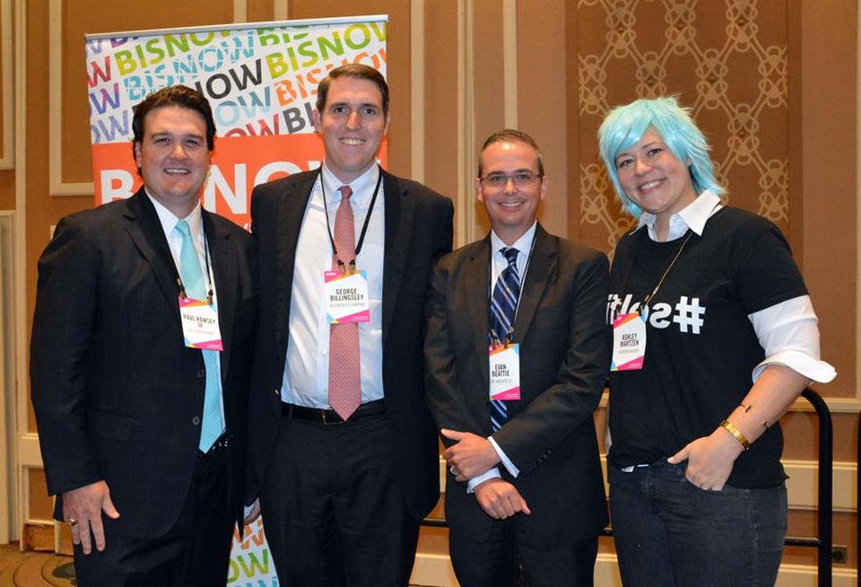 Red Development VP Paul Rowsey, Billingsley Co partner George Billingsley, GFF Architects principal Evan Beattie. Jackson Walker partner Ashley Martzen