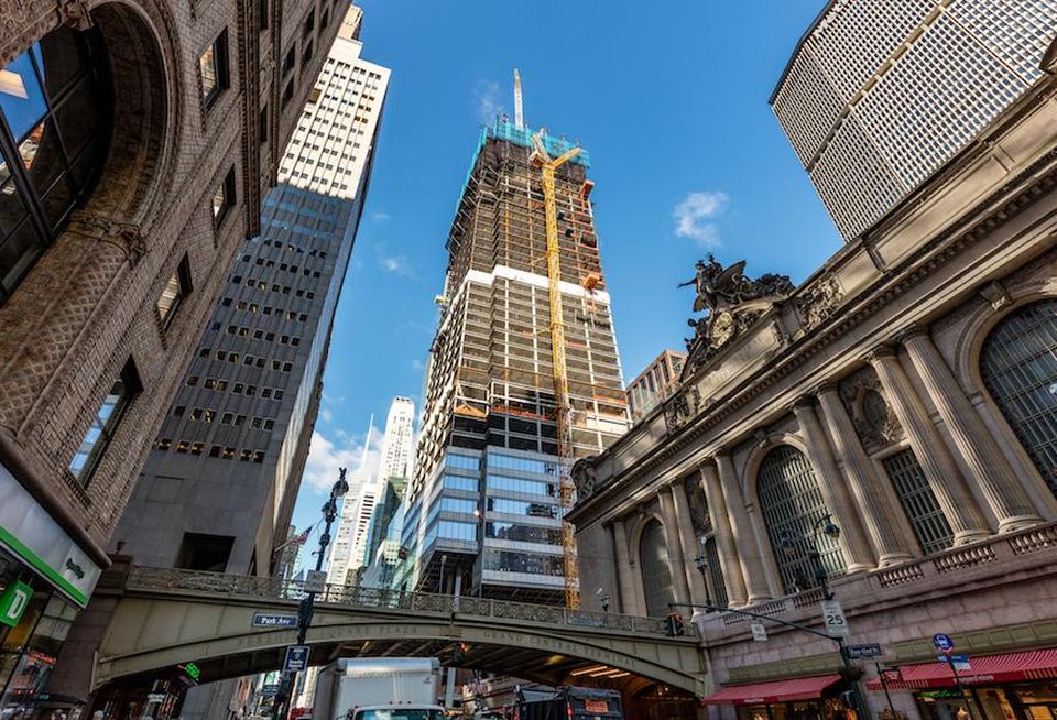 Skyscraper One Vanderbilt under construction in Midtown Manhattan