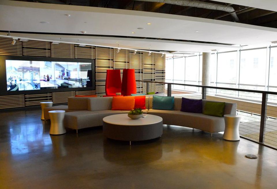 Dallas-based architecture firm HKS moved into its new HQ in 2013. One Dallas Center (formerly Patriot Tower) at 350 North St. Paul St now houses 15 stories of luxury apartments, transportation giant Greyhound and HKS. The architecture firm earned LEED Platinum sustainability with 83 points out of a possible 110 on the US Green Building Council’s scorecard. But the points HKS didn’t earn for its seven floors of office tell just as much of a story.