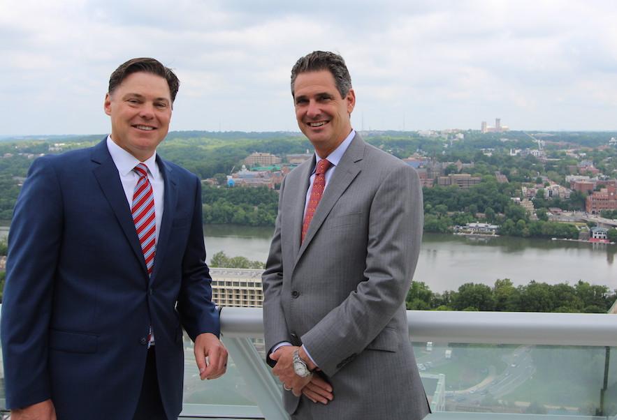 Monday Properties VP Brian Berry and President Tim Helmig 