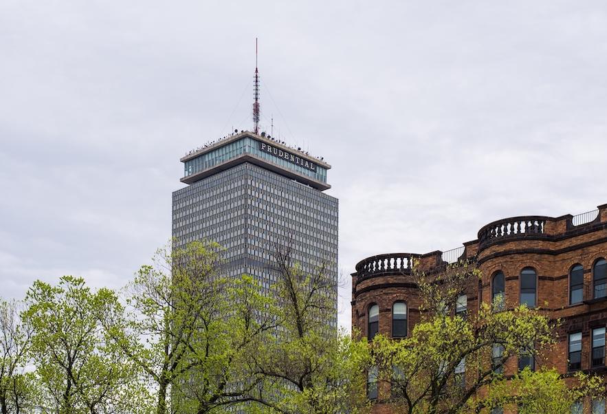 Boston's iconic Prudential Tower is the city's second-tallest building. 