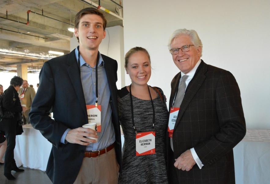 CBRE's Cameron Gosnell, Elizabeth Herman and Jack Gosnell
