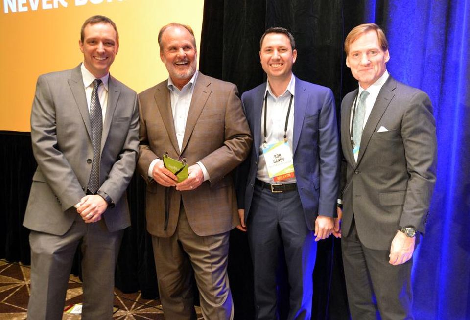 CohnReznick partner Mike Celkis, Cousins Properties SVP Tim Hendricks, Cielo founding principals Rob Gandy, Brandywine EVP Bill Redd