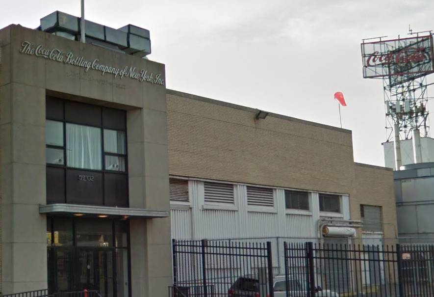 59-02 Borden Ave., the Coca-Cola bottling plant in Queens' Maspeth neighborhood