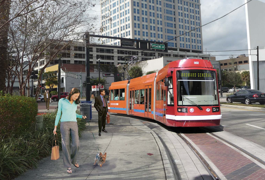 A Rendering Of The Wave Streetcar
