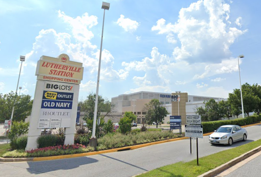 The Lutherville Station shopping center. 