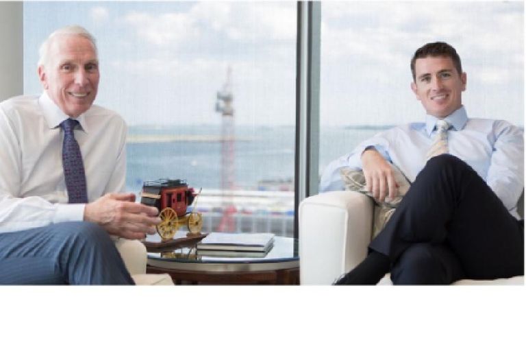 The Fallon Company CEO and founder Joseph Fallon with son, CIO Michael Fallon