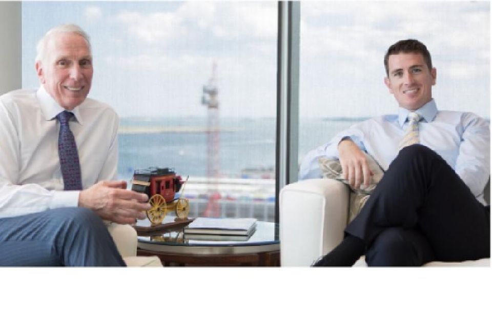 The Fallon Company CEO and founder Joseph Fallon with son, CIO Michael Fallon