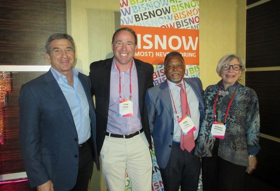 Pircher, Nichols & Meeks partner Michael Scheinberg, KHP Capital senior vice president Jesse Stein, Integrated Capital partner Ken Fearn and TMC Financing founder & president Barbara Morrison at BLIS.