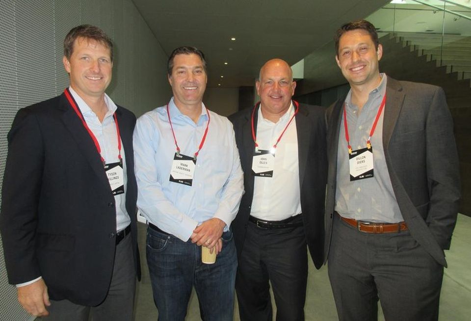 Rockwood Capital's Tyson Skillings, Artisan Realty Advisors' Mark Laderman, Tishman Speyer's John Ollen and OJB Landscape Architecture's Dillon Diers