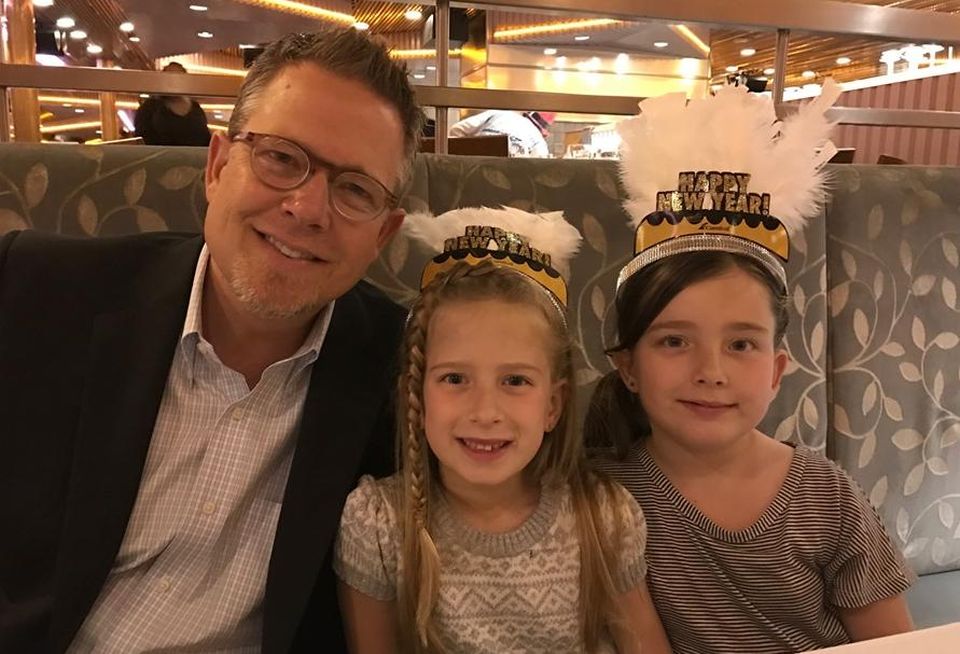 C.W. Driver Cos. vice president Paul Ruig with daughters.