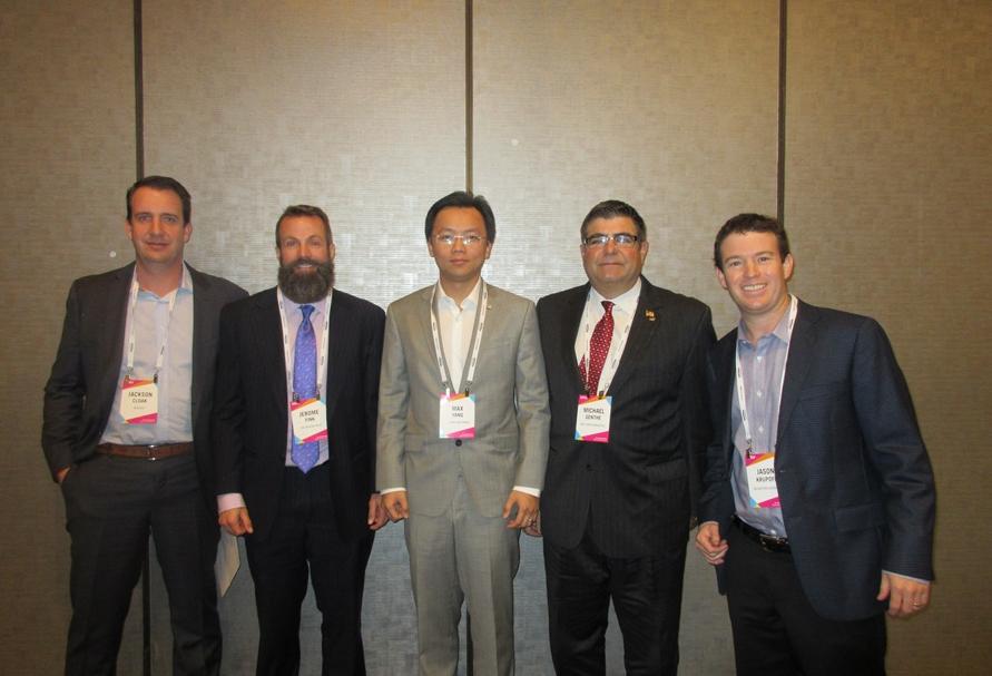 OC State of the Market Event, CA
Berkadia managing director Jackson Cloak, The Bascom Group managing partner Jerome Fink, LT Global Investment CEO Max Yang, Mill Creek Residential managing director Michael Genthe and Bellwether Enterprise SVP Jason Krupoff.