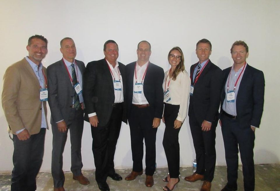 Rising Realty Partners Executive Vice President Marc Gittleman, JR van Dijs Principal Jan Robert van Dijs, Sares-Regis President Peter Rooney, JLL Senior Vice President Jason Fine, JLL Associate Kristen Bowman, Urban Commons Principal Taylor Woods and Ocean West Capital Partners Director Ryan Tucker