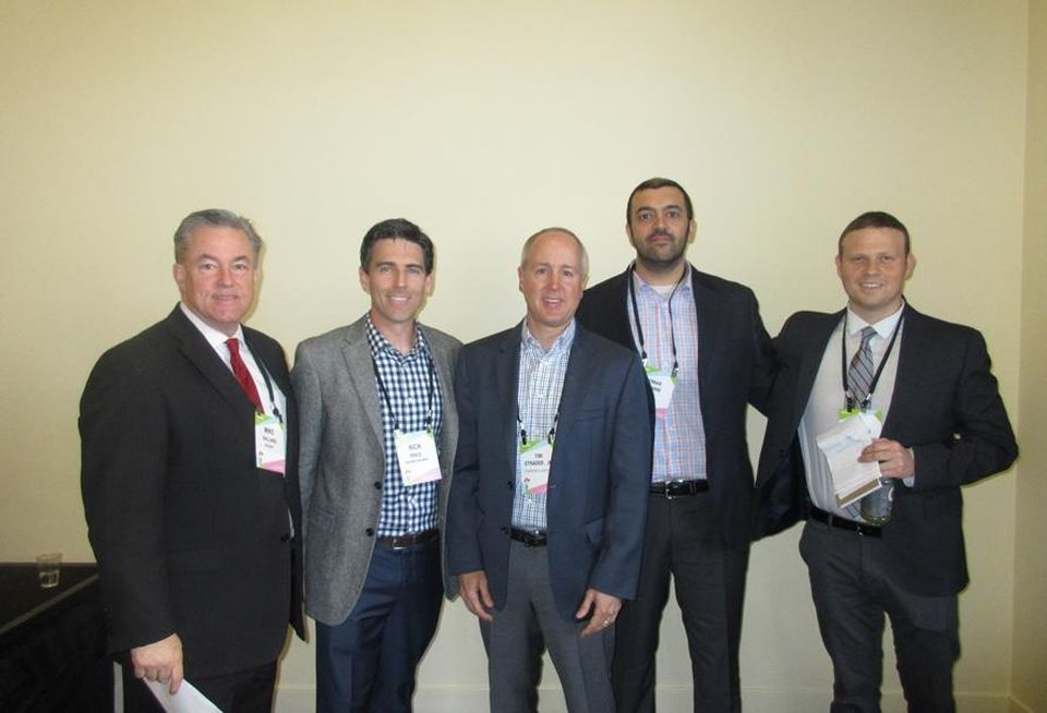 Ascent Multifamily Accounting partner Mike Ballard, Raintree Partners vice president of Development Rick Price, Starpointe Ventures President Tim Strader Jr., UDR senior director Omar Rihani and Garden Communities development director Ari Astalos.