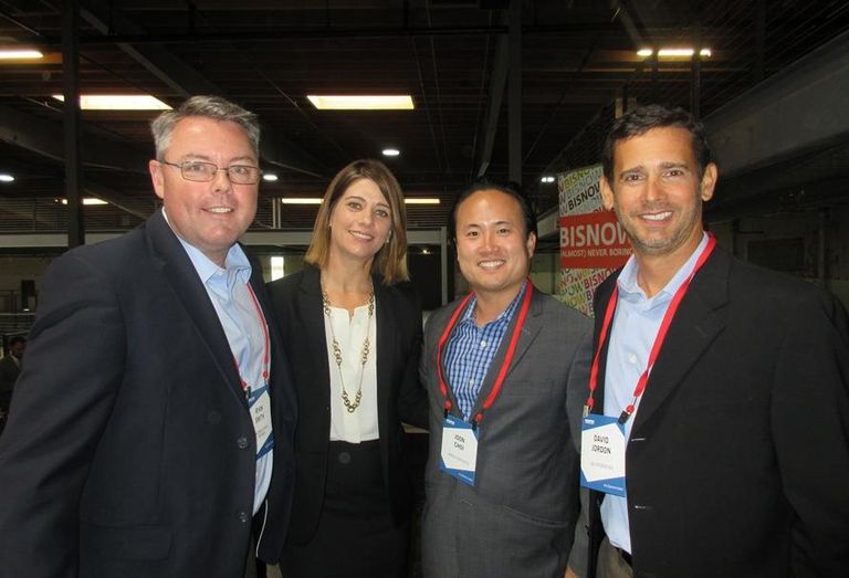 Hackman Capital Partners managing director Ryan Smith, CBRE managing partner Jodie Poirier, Harbor Associates principal Joon Choi and SSV Properties President David Jordon. 