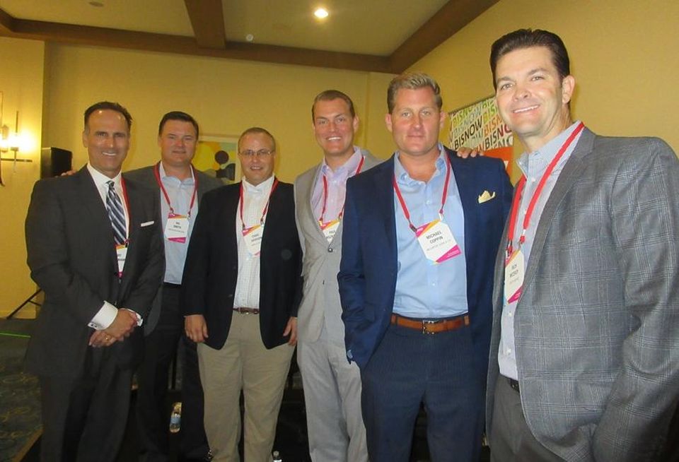 CBRE's Kurt Strasmann, Greenlaw Partners' Wil Smith, Menlo Equities Chad Iverson, Harbor Associates Paul Miszkowicz, McCarthy Cook & Co.'s Michael Coppin and Equity Office's Rich McEvoy
